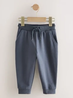 Next Khaki/Gris/Bleu - Lot de 5 joggings (3mois-7ans) Clearance