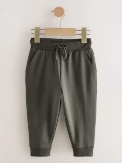 Next Khaki/Gris/Bleu - Lot de 5 joggings (3mois-7ans) Clearance