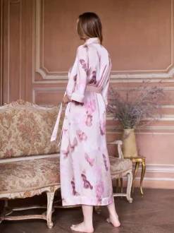 Seraphine Kimono de grossesse en satin Best