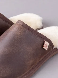 Lakeland Leather Pantoufles Curseur en cuir pour hommes Sale