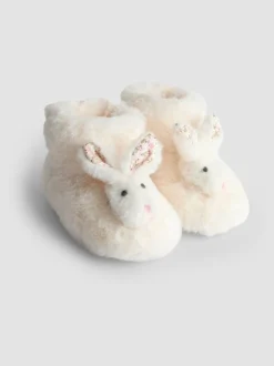 Jojo Maman Bébé Lapin blanc - Chaussons bottes en peluche Clearance