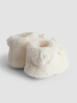 Jojo Maman Bébé Lapin blanc - Chaussons bottes en peluche Clearance