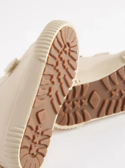 Next Lapin blanc os - Baskets montantes à lanières à fermeture par effleurement Clearance