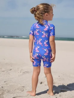 Next - Maillot de bain Sunsafe (3mths-10yrs) Lapin Bleu cobalt Clearance