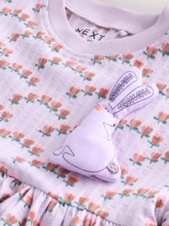Next Lapin lilas - Robe en jersey (3mois à7ans) Sale