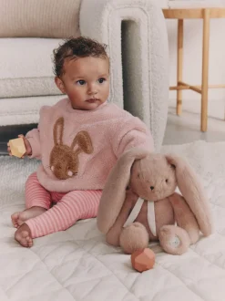 Next Lapin rose - Ensemble de Hauts et Leggings en polaire Bébé 2 pièces (0mois-2ans) Sale