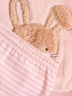 Next Lapin rose - Ensemble de Hauts et Leggings en polaire Bébé 2 pièces (0mois-2ans) Sale