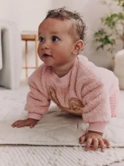 Next Lapin rose - Ensemble de Hauts et Leggings en polaire Bébé 2 pièces (0mois-2ans) Sale