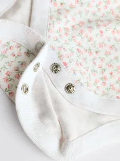 Next Lapin rose - Paquet de bodys pour bébé avec gilet 5 Clearance