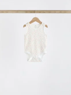 Next Lapin rose - Paquet de bodys pour bébé avec gilet 5 Clearance