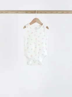 Next Lapin rose - Paquet de bodys pour bébé avec gilet 5 Clearance
