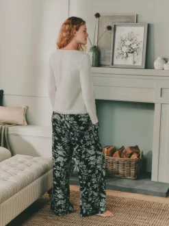 Laura Ashley Pyjama pointelle à manches longues Discount