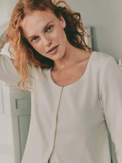 Laura Ashley Pyjama pointelle à manches longues Discount