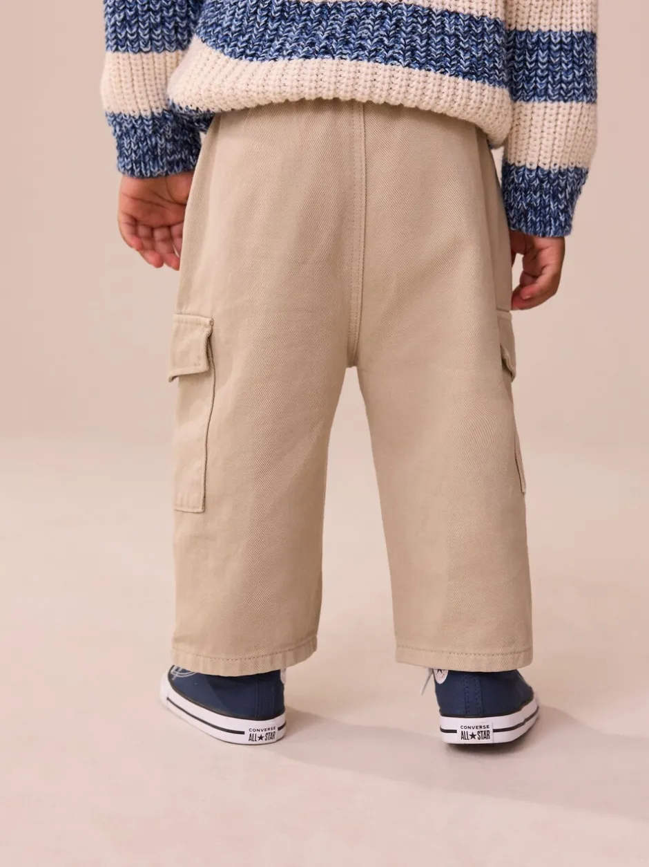 Next Lavé à la pierre - Pantalon cargo ample (3mois-7ans) New