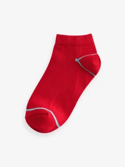 Next - Paquet de chaussettes de sport en coton riche 7 Les couleurs de l'arc-en-ciel Online