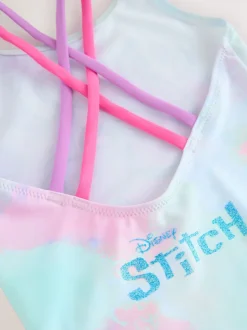 Next - Maillot de bain à double bretelle (3-16yrs) Licence Bleu Stitch Sale