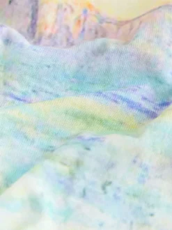 Next Licence graphique Monet - T-shirt à manches longues effet délavé à coutures brut Outlet