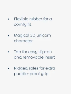 Jojo Maman Bébé Licorne lilac - Bottes de pluie imprimées courtes Clearance