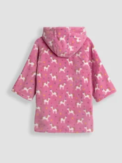 Jojo Maman Bébé Licorne rose - Couverture douillette à capuche Best
