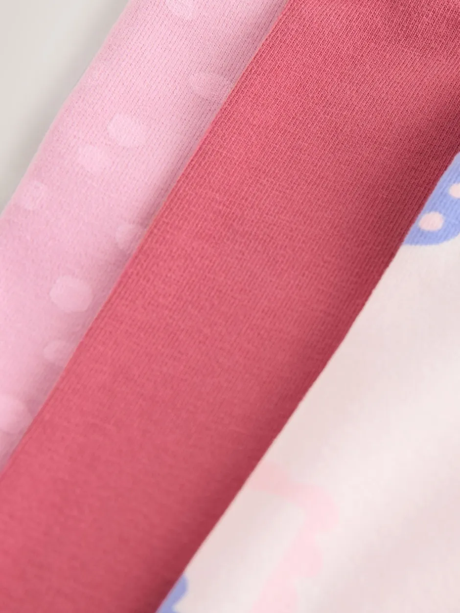 Next Licorne rose - Lot de 3 leggings (3mois-7ans) Outlet