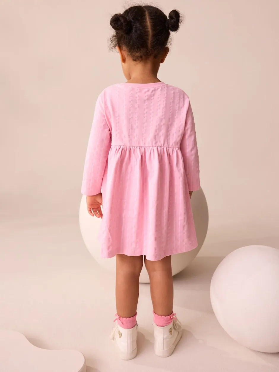 Next - Robe ornée à manches longues (3mois7ans) Licorne rose Discount