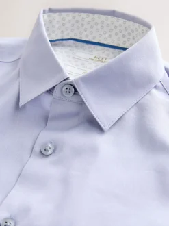 Next - Manches longues Chemises à bordures intelligentes (3-16yrs) lilas New