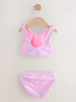 Next Lilas Violet Hibiscus Effet froissé - Bikini (3-16ans) Online