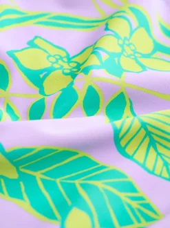 Next Lilas violet tropical - Maillot de bain Sunsafe à manches courtes (3mois à16ans) Online