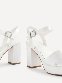 Linzi Mariage Perola Cross-Over Strappy Platform Sandales Best