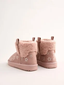Lipsy Chaussons bottes à enfiler imprimées doublées de faux shearling Online