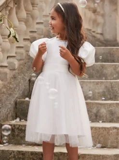 Lipsy Flower Girls Manche Bouffante Occasion Robe ({}2-13ans) Best