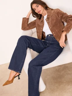 Lipsy Jean habillé à détail couture jambe large Clearance