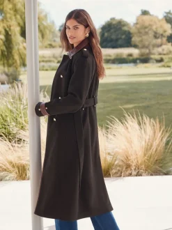 Lipsy Manteau long militaire à double boutonnage