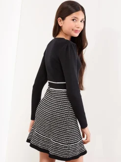 Lipsy Robe 2en maille bouclée1 en maille (5-16ans) Clearance