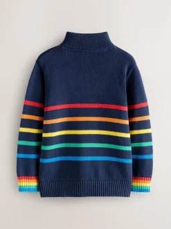 Little Bird by Jools Oliver Pull zippé en maille à manches longues 1/4 New