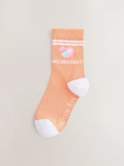 Little Bird by Jools Oliver Lot de 7 paires de chaussettes arc-en-ciel pastel Best