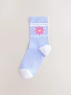 Little Bird by Jools Oliver Lot de 7 paires de chaussettes arc-en-ciel pastel Best