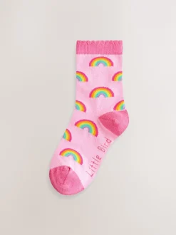 Little Bird by Jools Oliver Arc-en-ciel Chaussettes 5 Lot Discount