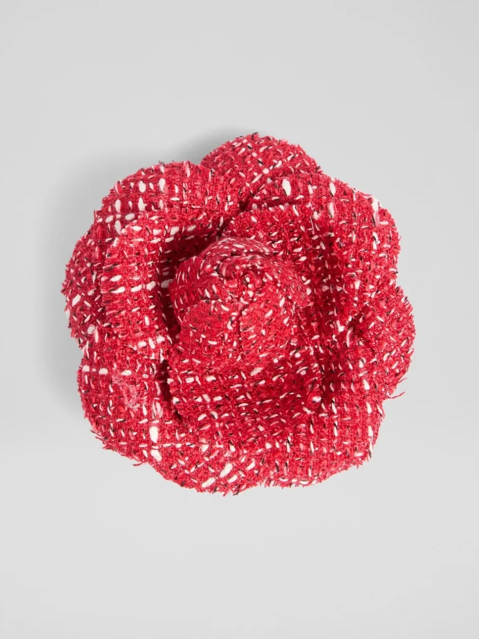 LK Bennett Corsage en coton rouge Outlet
