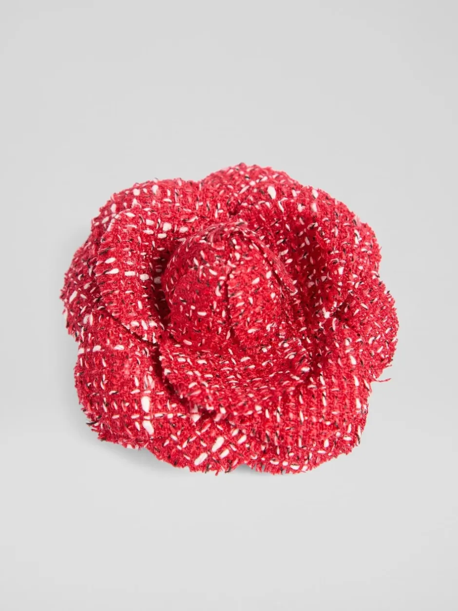 LK Bennett Corsage en coton rouge Outlet