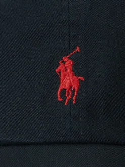 Polo Ralph Lauren - Casquette classique Logo noir/rouge Clearance