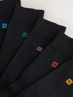 Next Logo vert/bleu/rouge - Chaussettes fraîches brodées durables