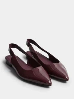 Long Tall Sally Chaussures à bride arrière à pointe plate