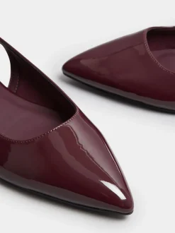 Long Tall Sally Chaussures à bride arrière à pointe plate