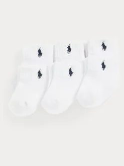 Polo Ralph Lauren Lot 6 paires de chaussettes bébé Clearance