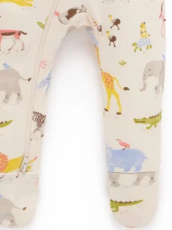 Purebaby Lot de 2 Combinaison de nuit zippés Hot