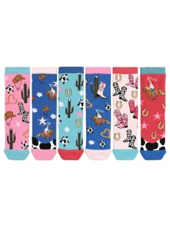 United Odd Socks Lot de 3 de chaussettes Yee Haw Clearance