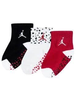 Jordan Lot de 3 paires de chaussettes Grippy blanches Online