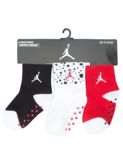 Jordan Lot de 3 paires de chaussettes Grippy blanches Online
