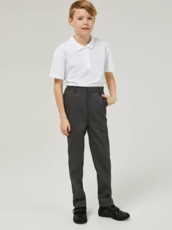 Trutex Lot de 2 pantalons garçon gris pour l’école Sale